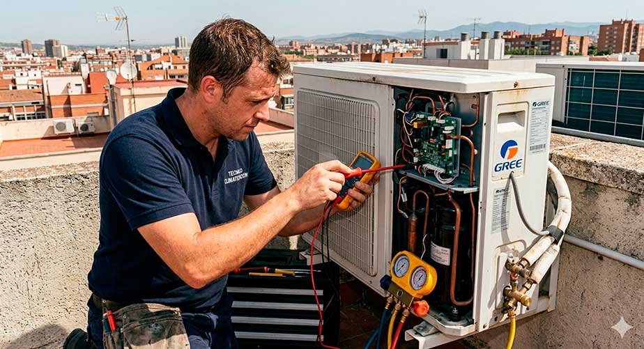 Técnico aire acondicionado Gree en Madrid
